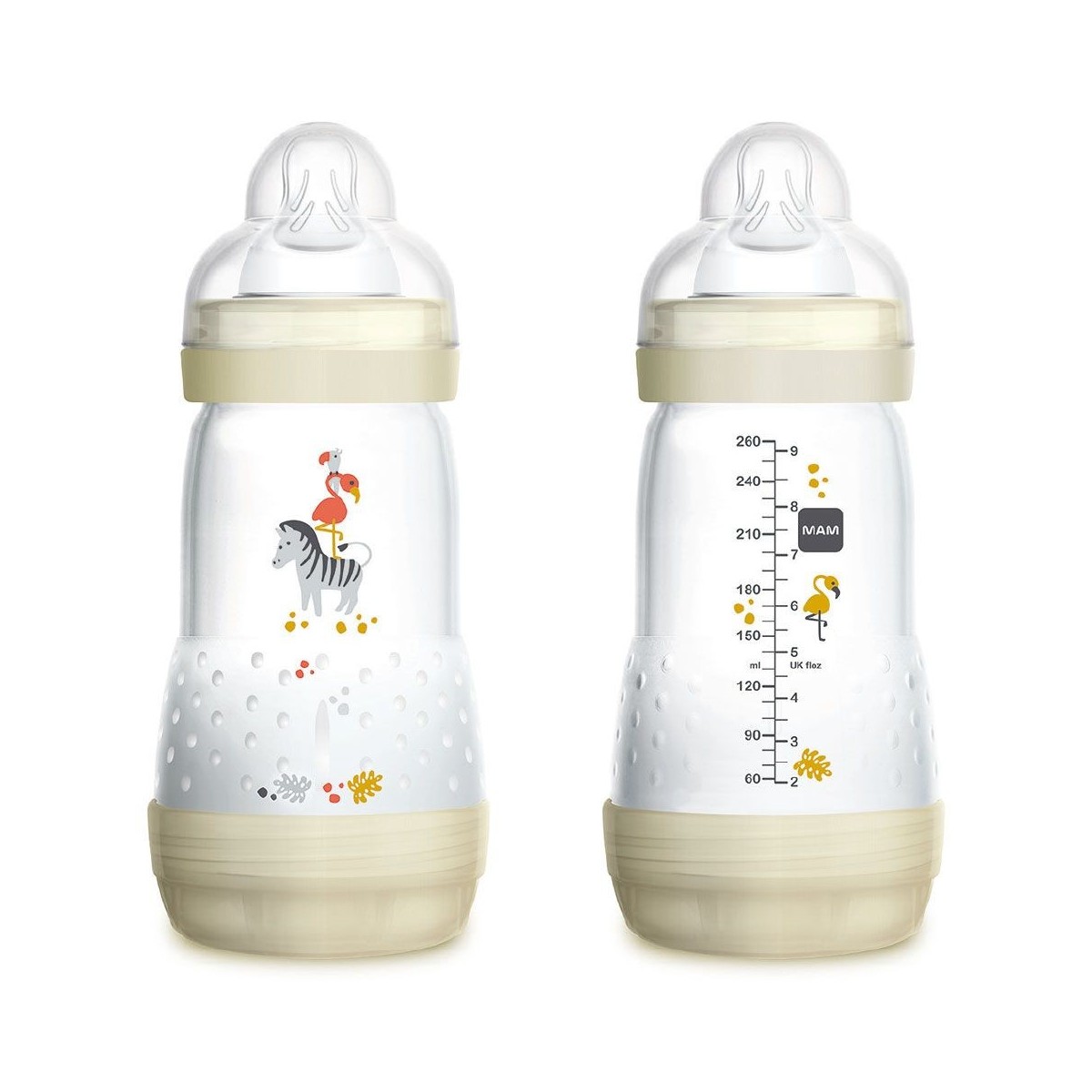 BIBERON ANTICOLICO MAM EASY STAR  MESES MATT N...