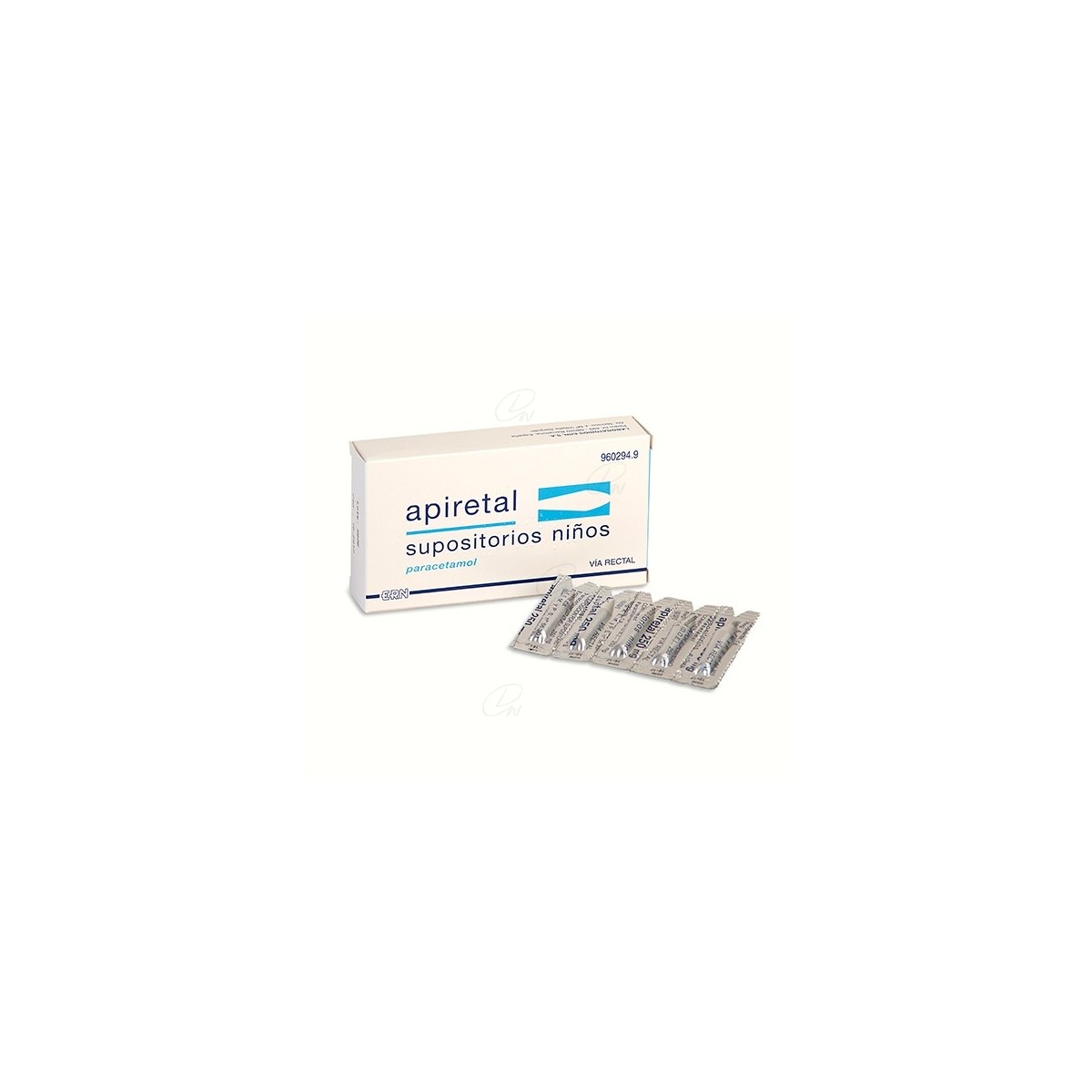 APIRETAL NIÑOS 250mg SUPOSITORIOS 5 supositorios