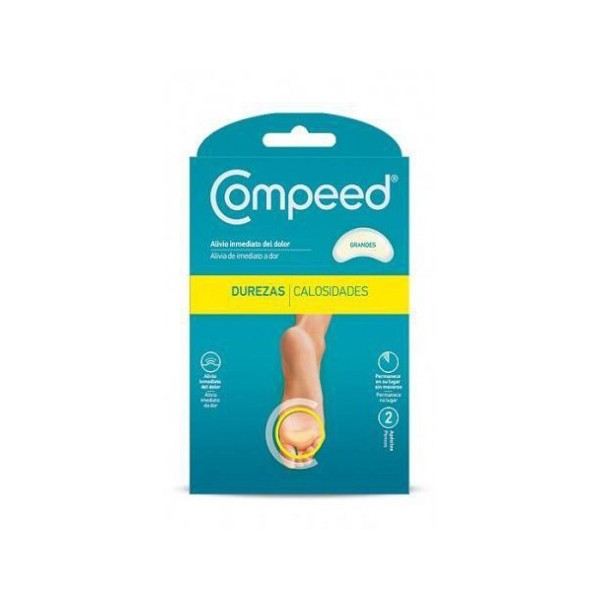 COMPEED DUREZAS HIDROCOLOIDES TALLA GRANDE 2 UNIDADES