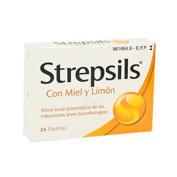 STREPSILS PASTILLAS PARA CHUPAR SABOR MIEL Y LIMON 24...