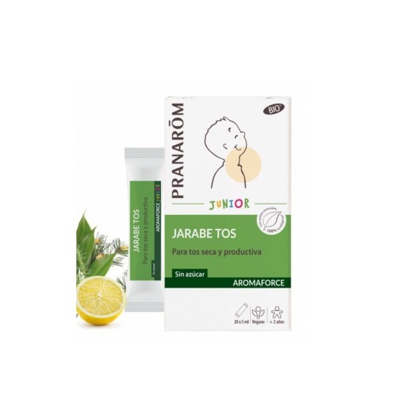 PRANAROM AROMAFORCE JUNIOR JARABE TOS BIO 20 x 5 ML