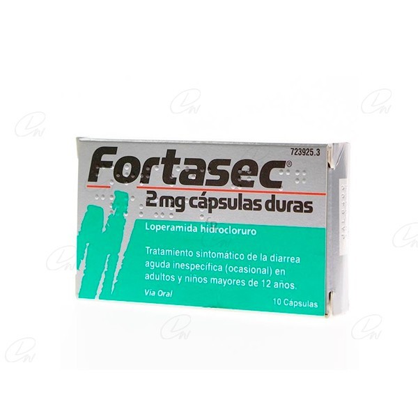 FORTASEC 2 MG 10 CAPSULAS