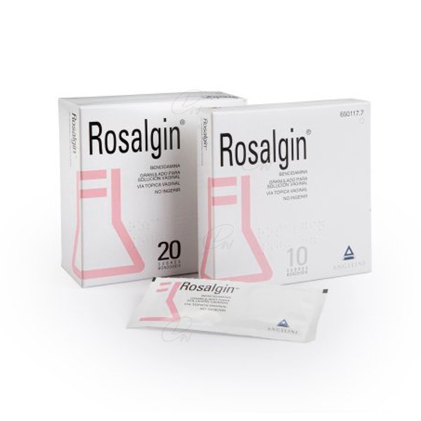ROSALGIN 500 mg GRANULADO PARA SOLUCION VAGINAL 20 sobres