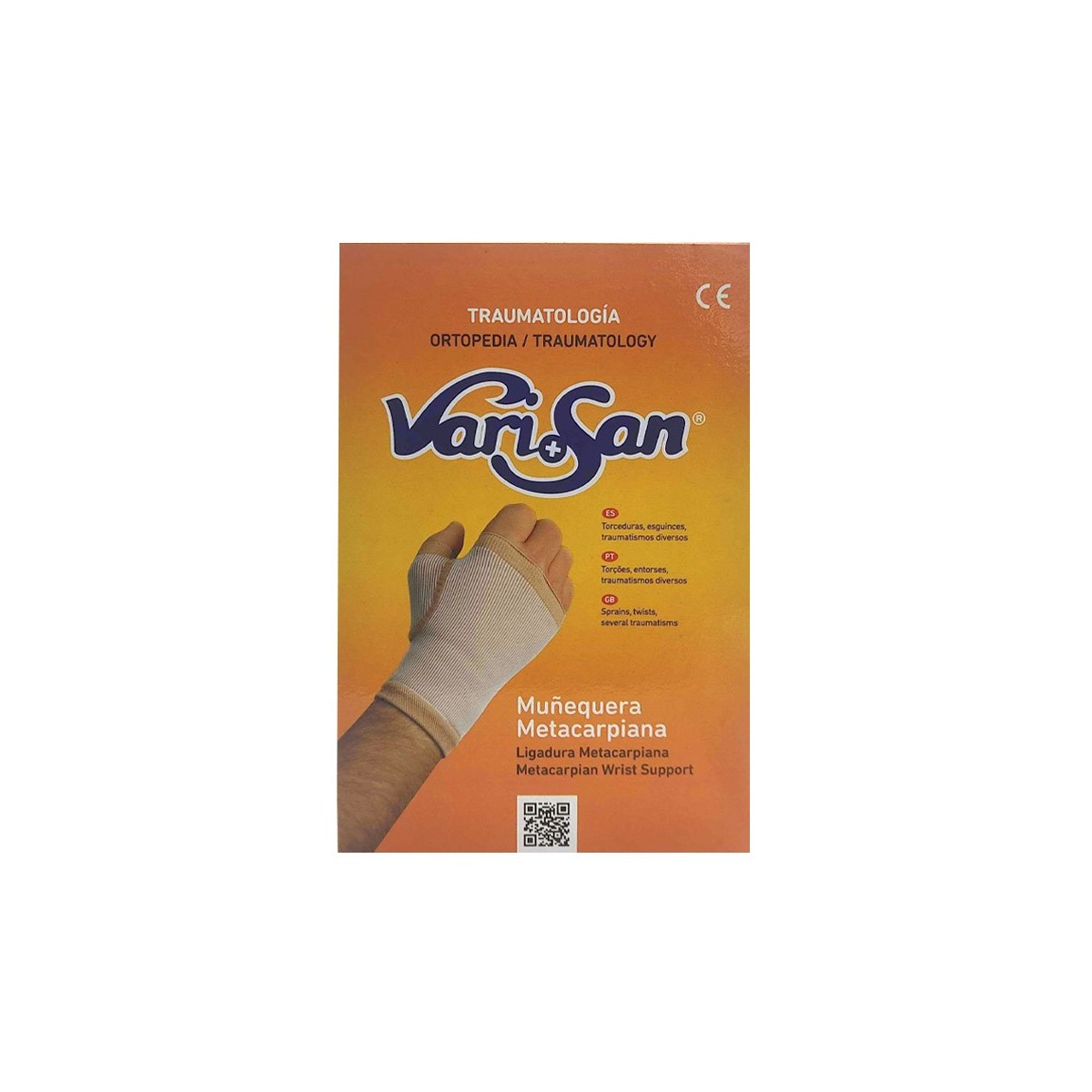 MUÑEQUERA METACARPIANA VARISAN TALLA 4 1 UNIDAD