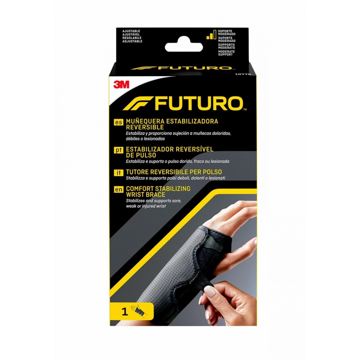 MUÑEQUERA  3M FUTURO COMFORT FIT 1 UNIDAD