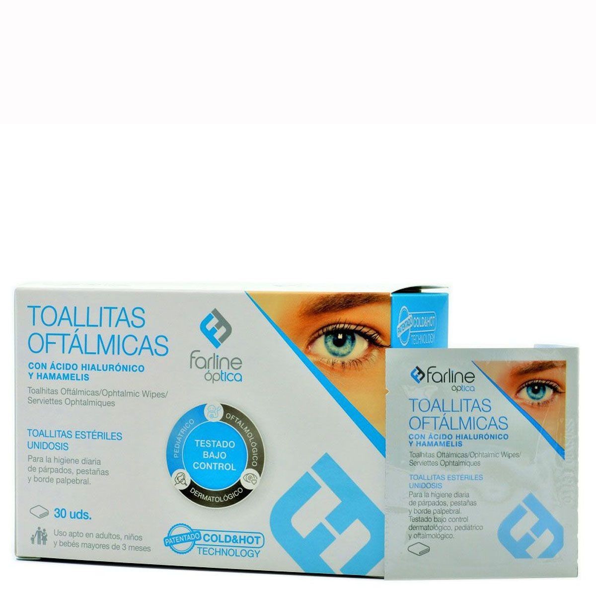 FARLINE TOALLITAS OFTALMICAS AH COLD  HOT 30...