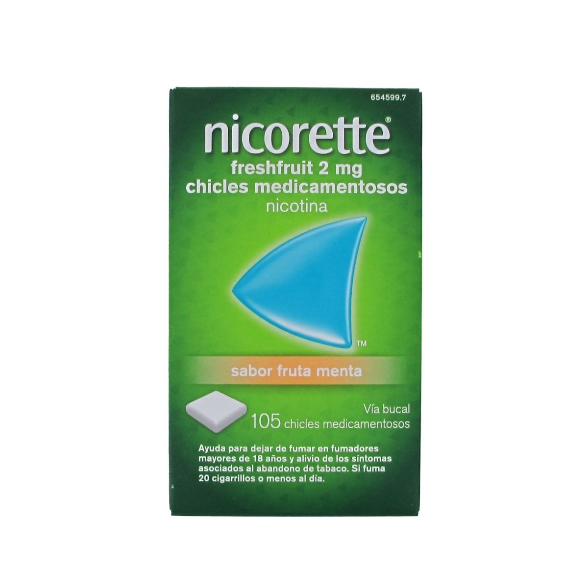 NICORETTE FRESHFRUIT 2MG CHICLES 105CHICLES