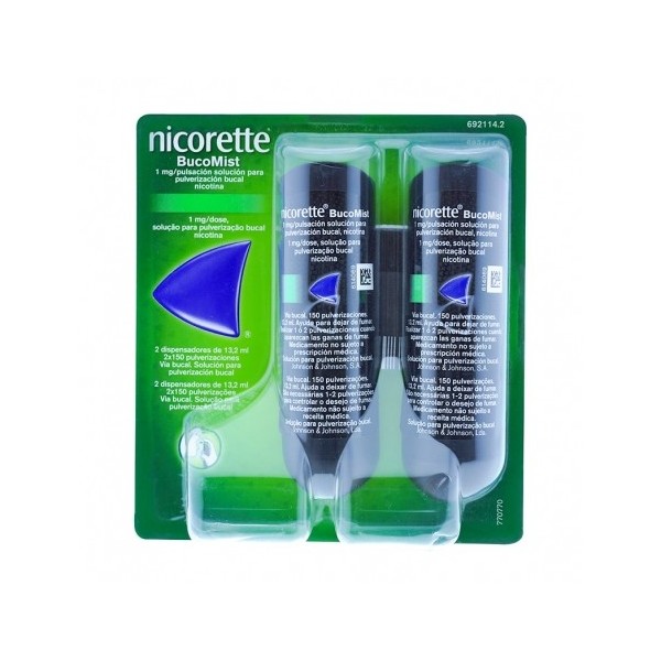 NICORETTE BUCOMIST 1PULSACIONES 2 ENVASES