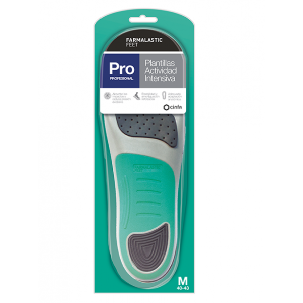 PLANTILLAS FARMALASTIC PRO ACTIVIDAD INTENSA TALLA M
