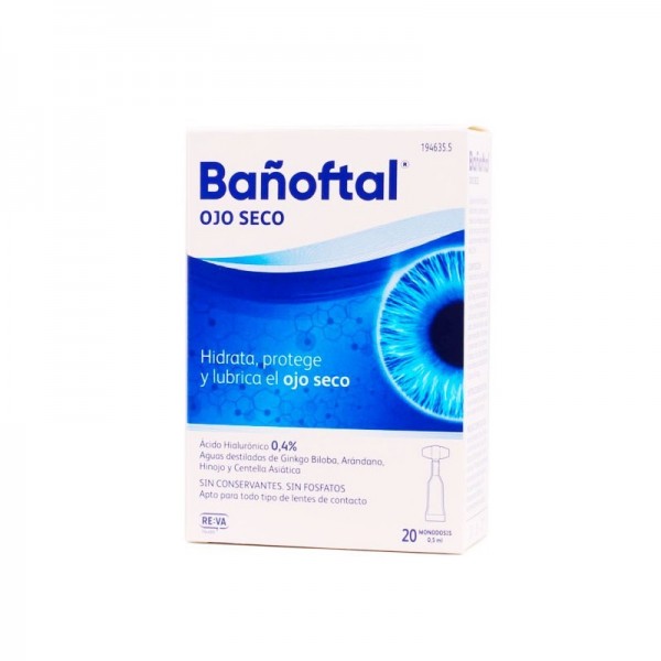 BAÑOFTAL OJO SECO 20 MONODOSIS 05ML