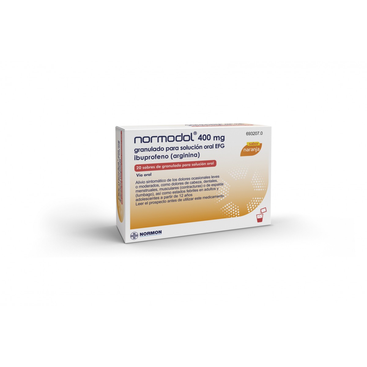 NORMODOL EFG 400MG 20 SOBRES