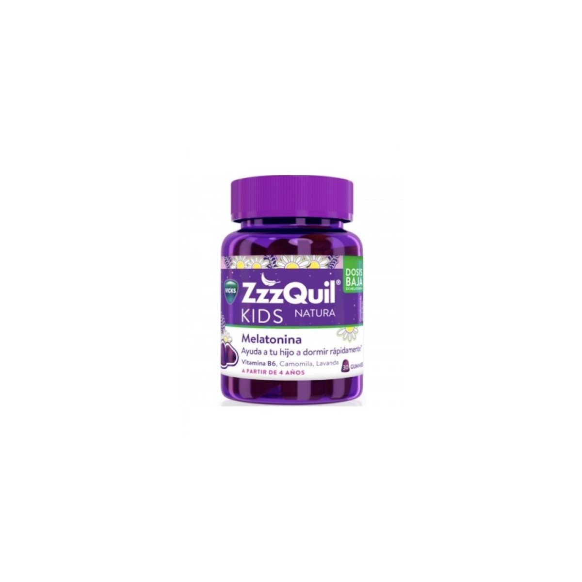 ZZZQUIL NATURA KIDS 30 GUMMIES SABOR FRUTOS DEL...
