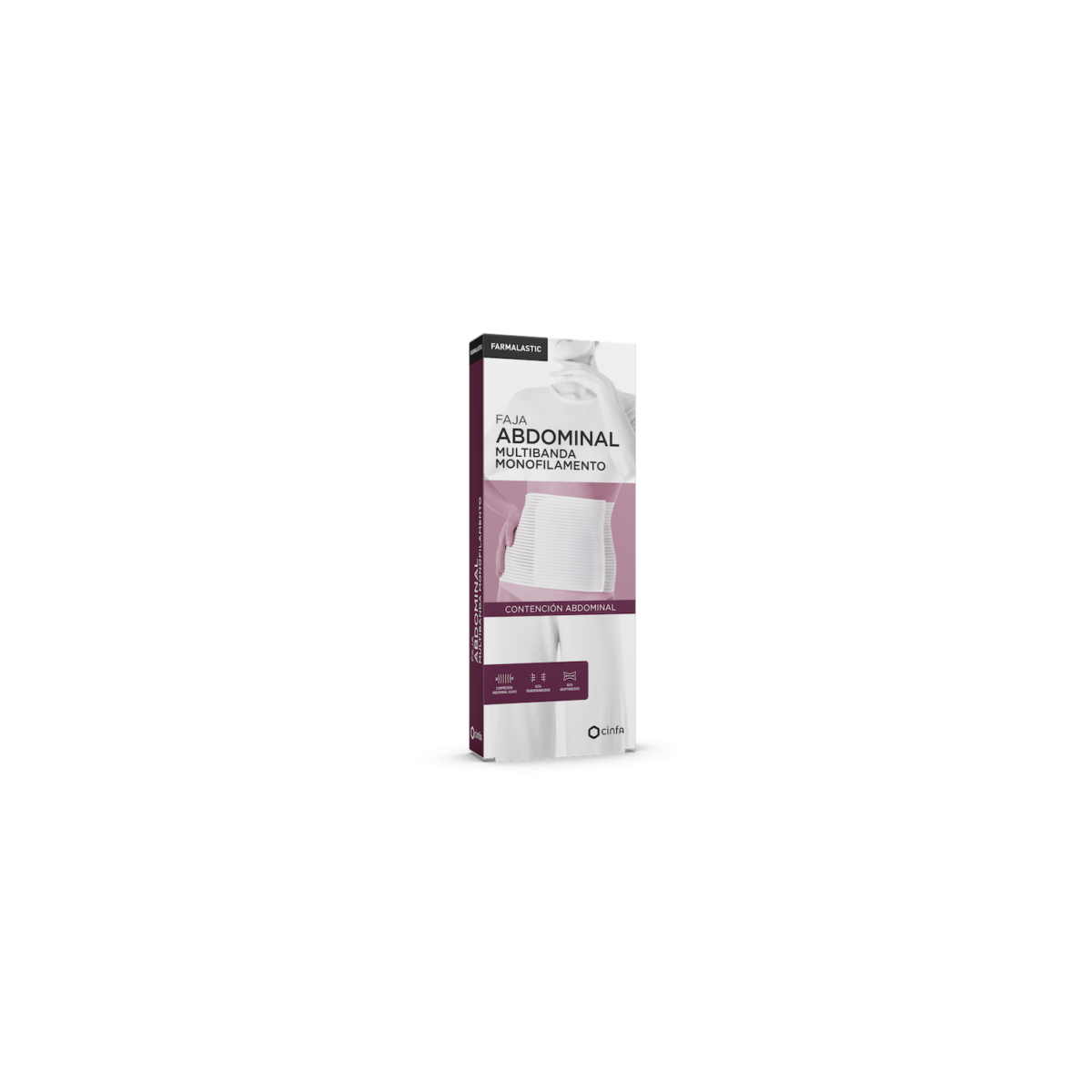 FAJA ABDOMINAL MULTIBANDA TALLA MEDIANA  COLOR...