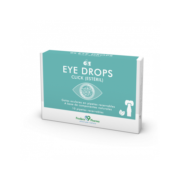 GSE EYE DROPS CLICK 10 PIPETAS RECERRABLES 05ML
