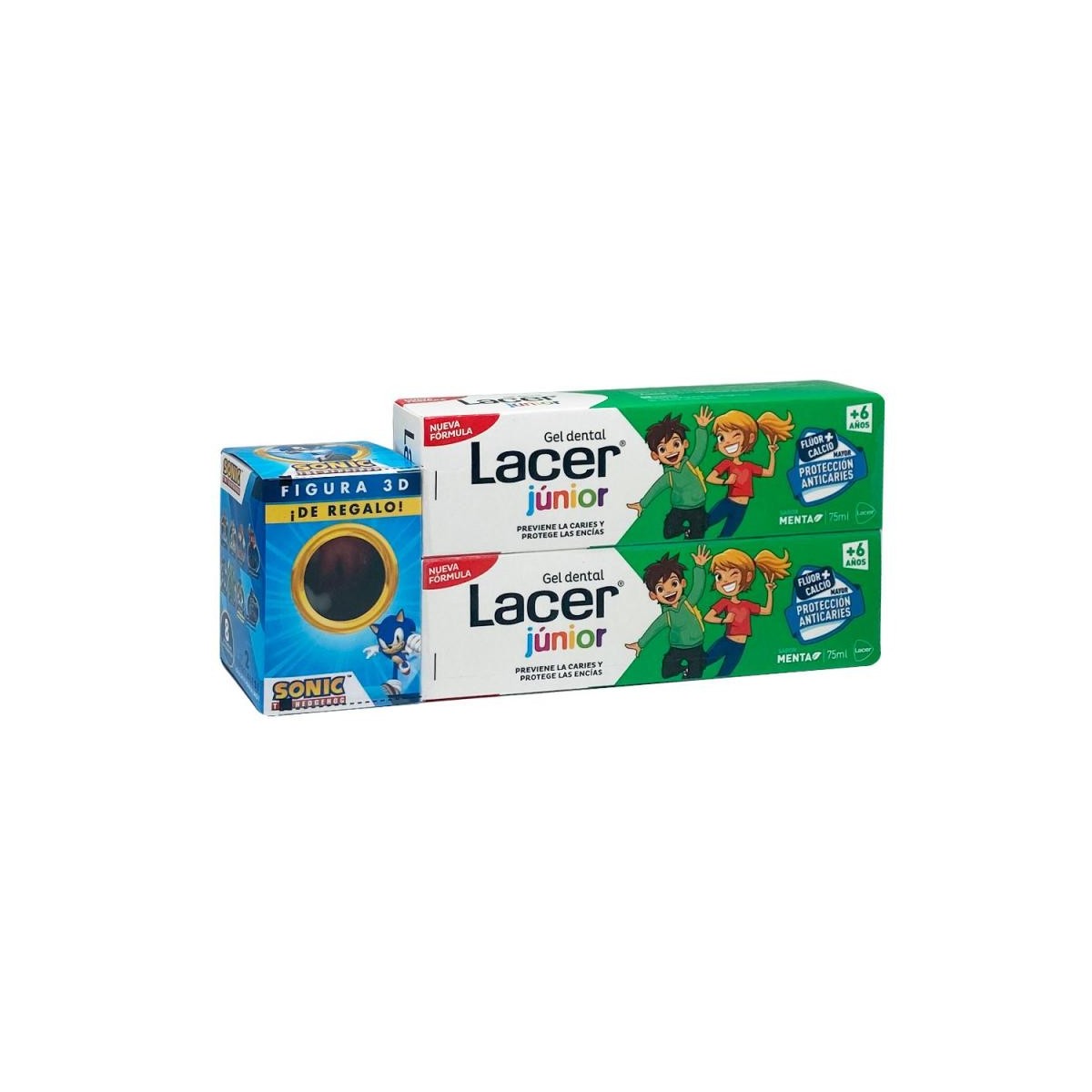 DUPLO LACER JUNIOR MENTA 75 ML  FIGURA SONIC