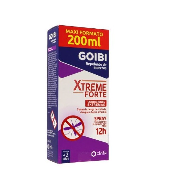 GOIBI XTREME FORTE REPELENTE DE INSECTOS SPRAY 200 ML