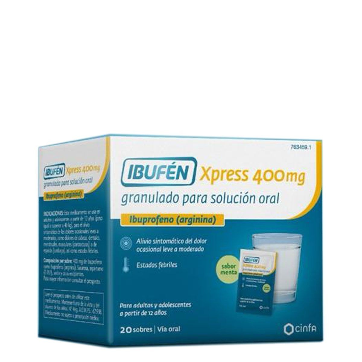 IBUFEN XPRESS 400 MG 20 SOBRES GRANULADO PARA...