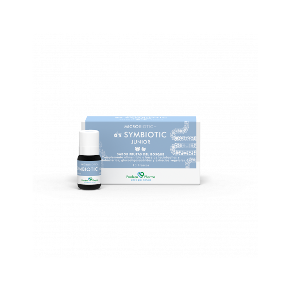 GSE SYMBIOTIC JUNIOR 10 FRASCOS SABOR FRUTA DEL BOSQUE