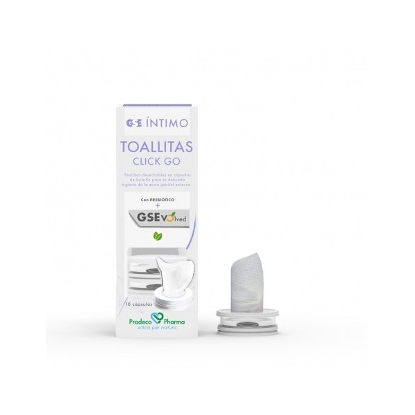 GSE INTIMO TOALLITAS CLICK GO 10 TOALLITAS DESECHABLES
