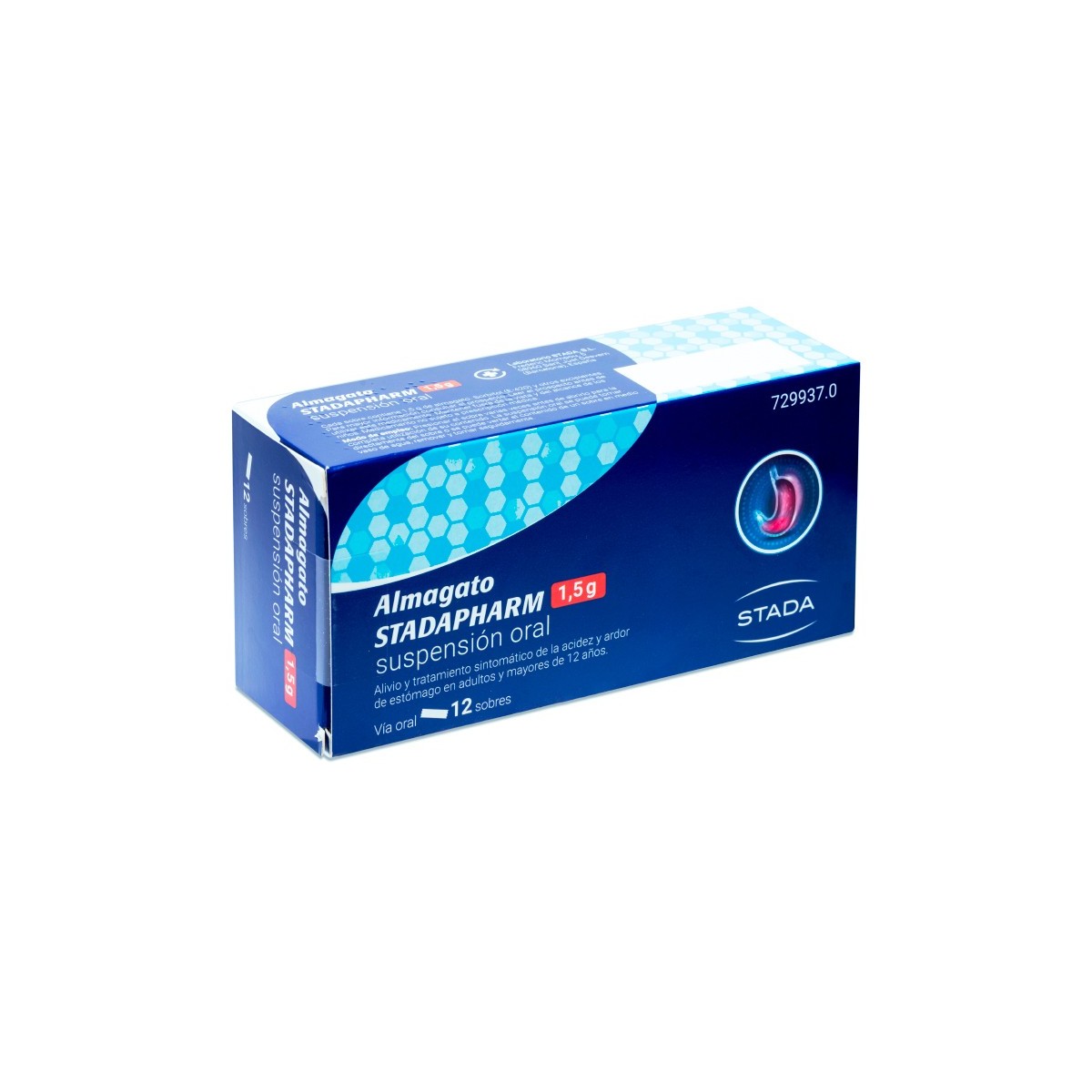 ALMAGATO STADAPHARM 15 G 24 SOBRES SUSPENSION ORAL