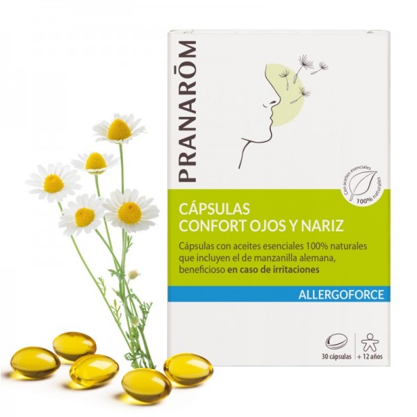 PRANAROM ALLERGOFORCE CAPSULAS CONFORT OJOS Y NARIZ 30 CAPS
