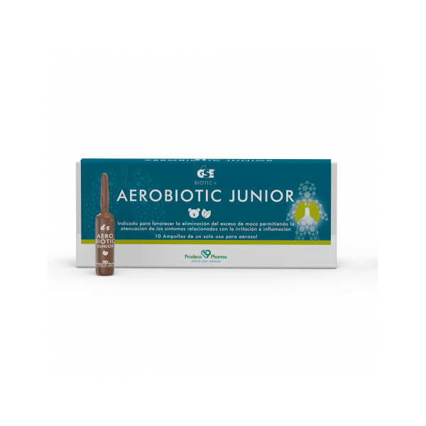 GSE AEROBIOTIC JUNIOR 10 AMPOLLAS PARA AEROSOL 5 ML
