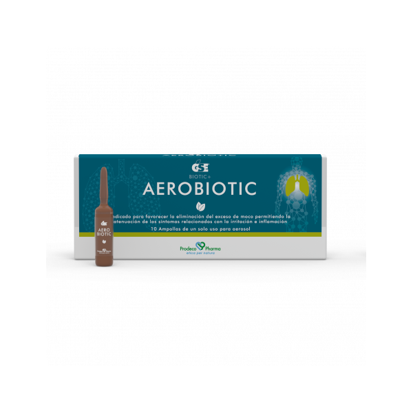 GSE AEROBIOTIC 10 AMPOLLAS PARA  AEROSOL 5 ML