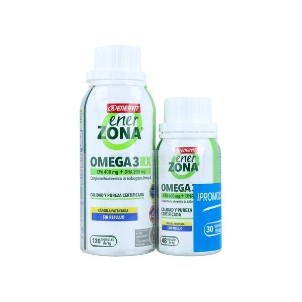 ENERZONA OMEGA3 RX 120 CAPSULAS  30 DE REGALO