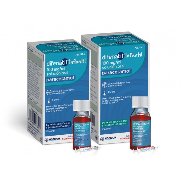 DIFENATIL INFANTIL 100MGML SOLUCION ORAL 60ML