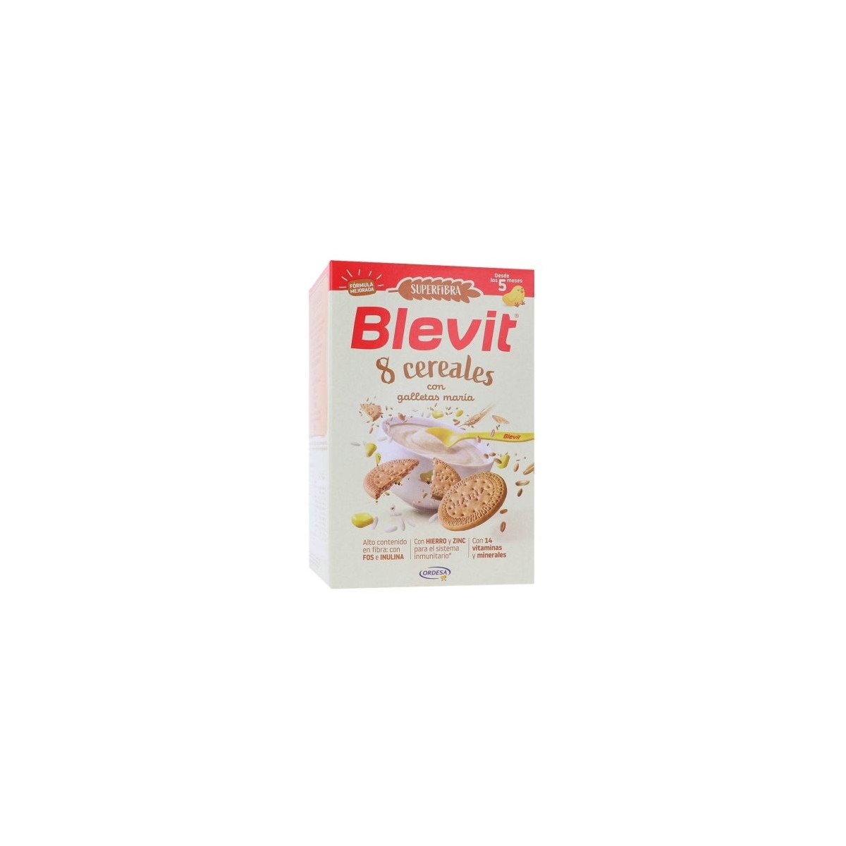 BLEVIT SUPERFIBRA 8 CEREALES CON GALLETA MARIA
