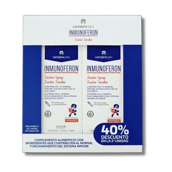 PACK DUPLO INMUNOFERON JARABE JUNIOR 150 ML