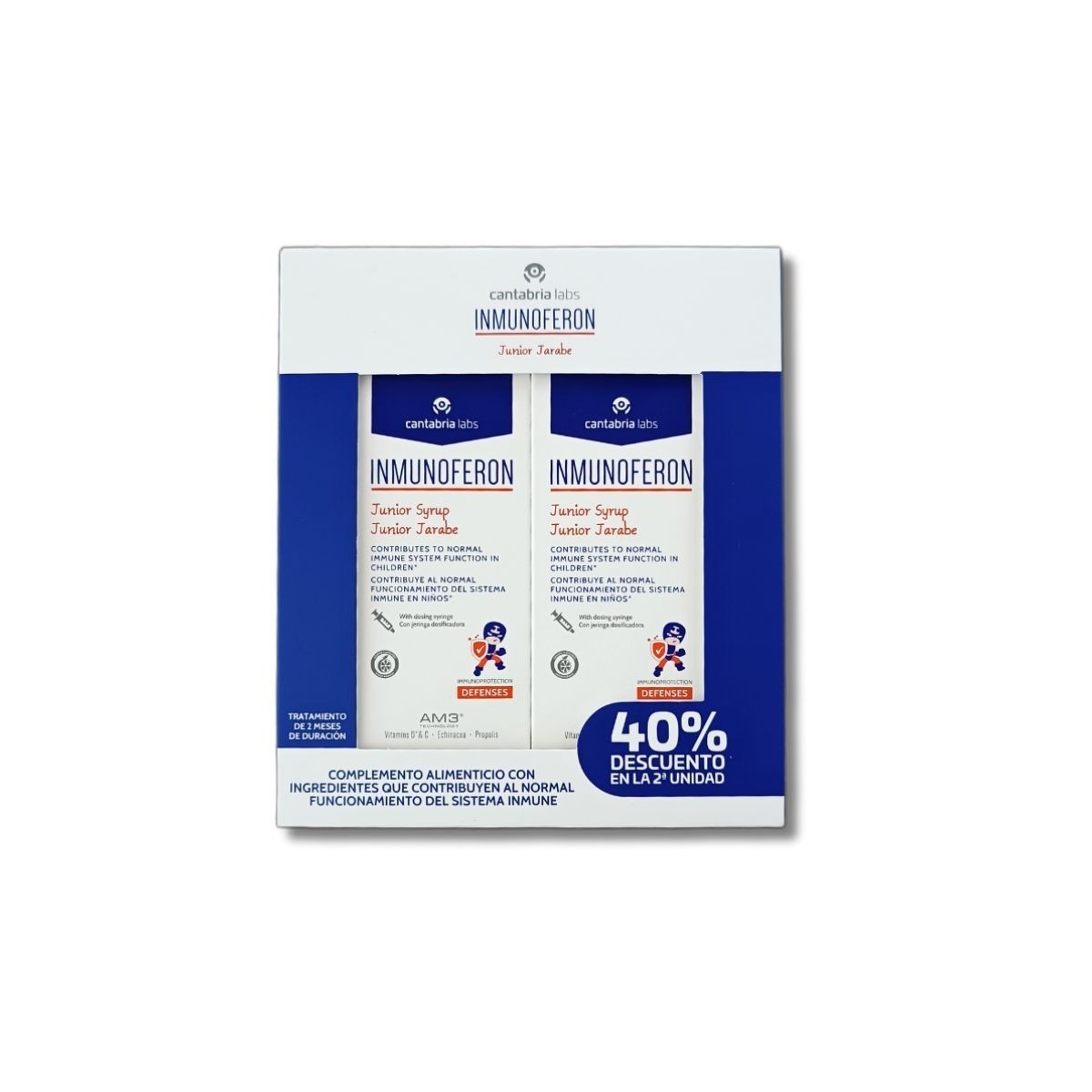 PACK DUPLO INMUNOFERON JARABE JUNIOR 150 ML