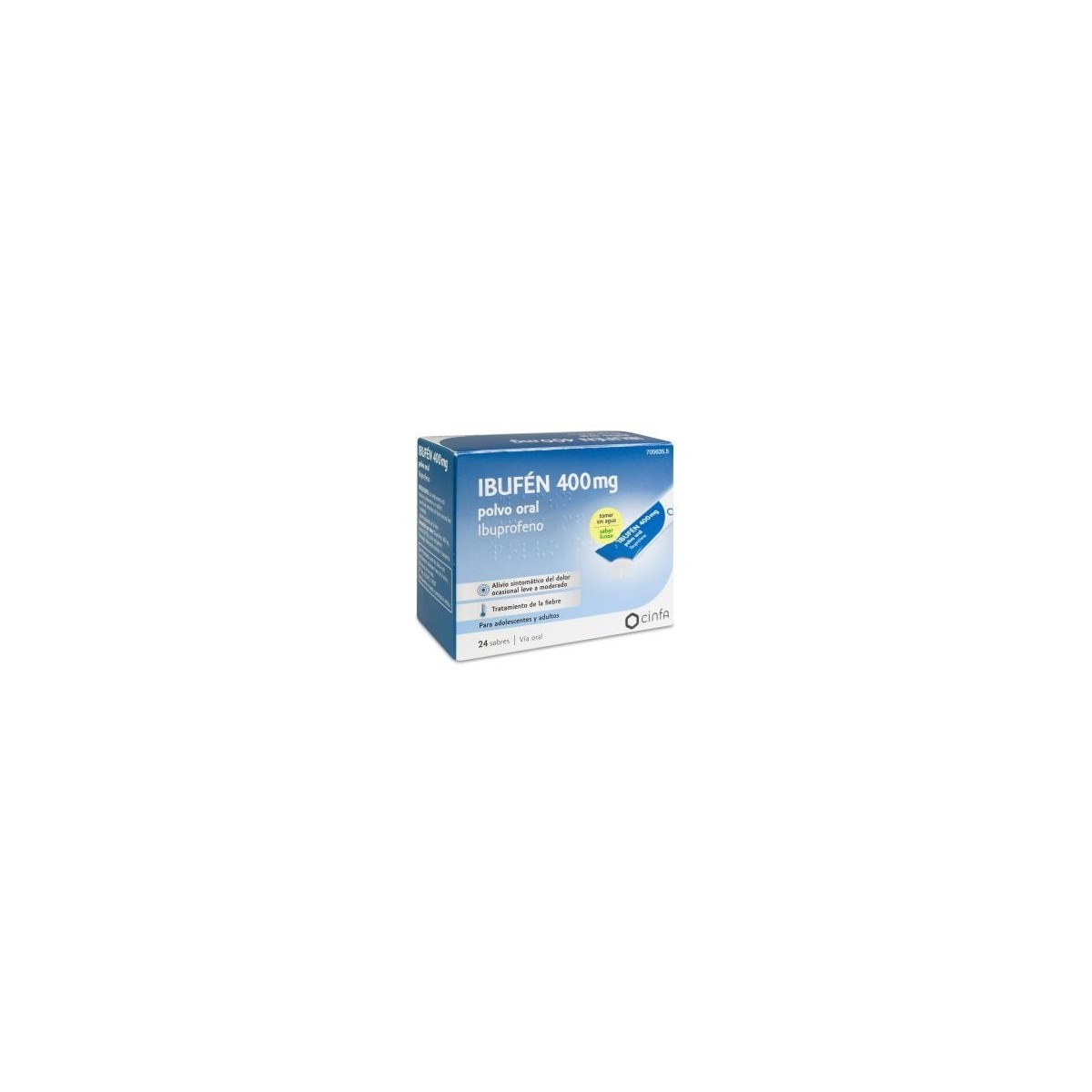 IBUFEN 400MG 24 SOBRES POLVO ORAL