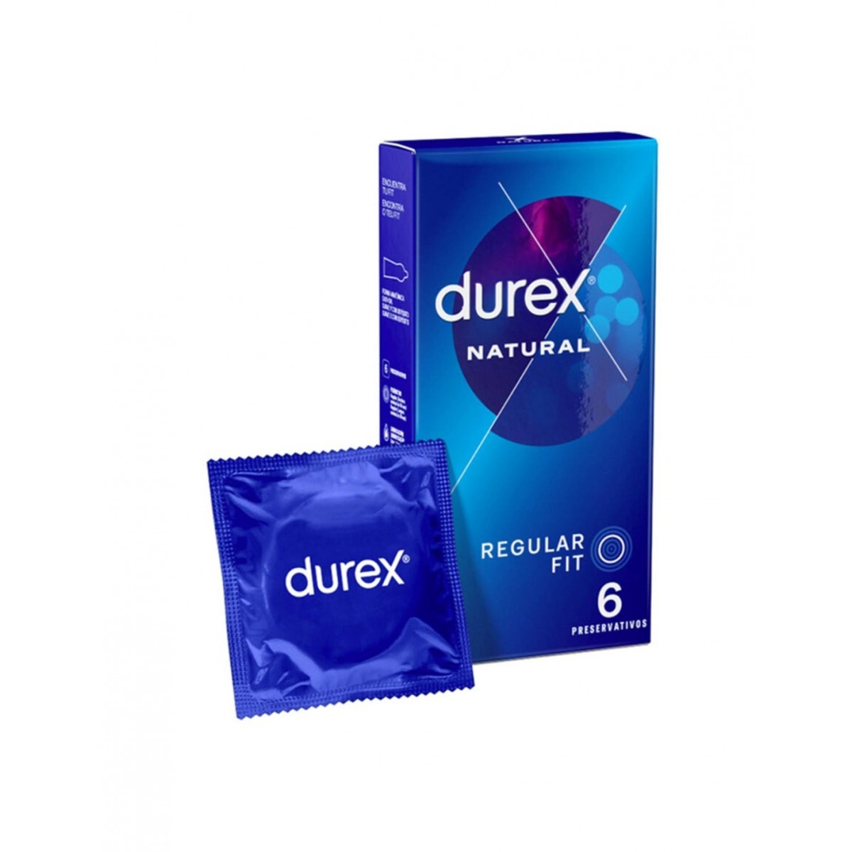 DUREX NATURAL PLUS PRESERVATIVOS 6 UNIDADES