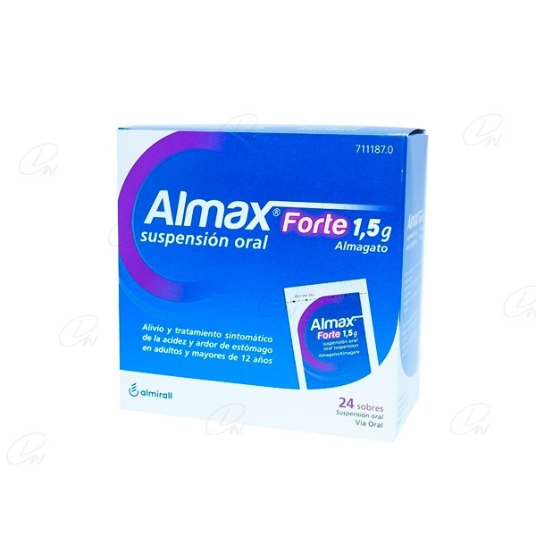 ALMAX FORTE 15 G 24 SOBRES SUSPENSION ORAL