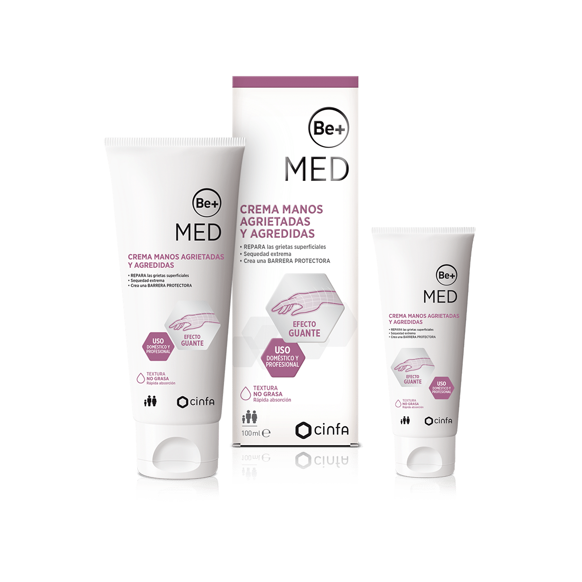 BE+MED CREMA DE MANOS AGRIETAS Y AGREDIDAS TUBO...