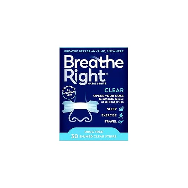 BREATHE RIGHT TRANSPARENTES TAMAÑO GRANDE