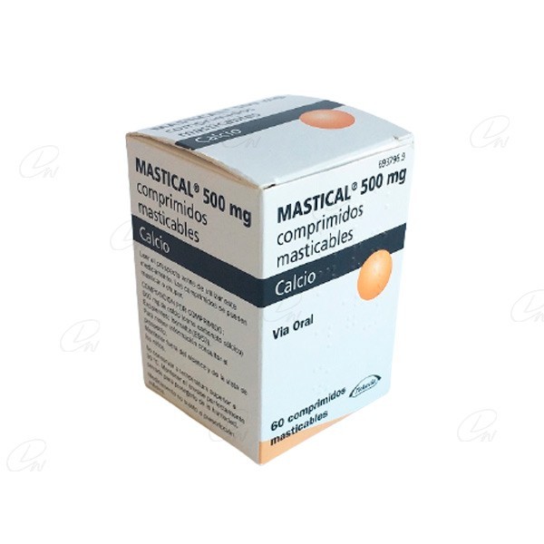 MASTICAL 500 mg COMPRIMIDOS MASTICABLES 90 comprimidos