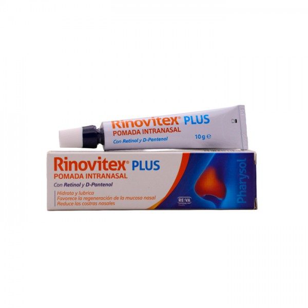 RINOVITEX PLUS POMADA INTRANASAL PHARYSOL 1 TUBO 10GR