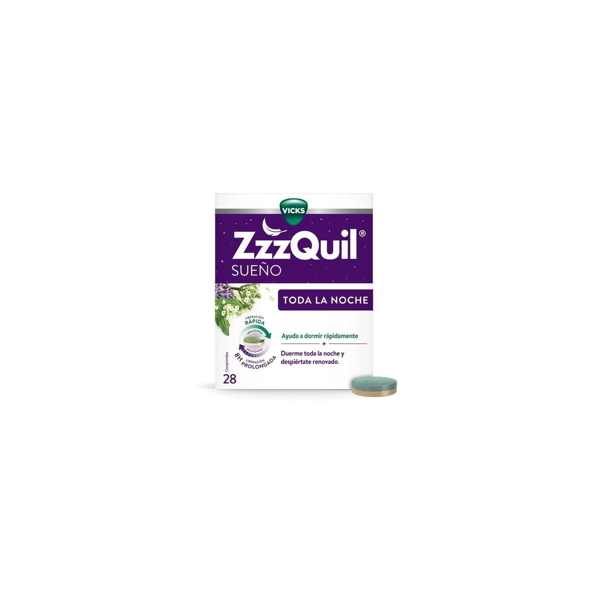ZZZQUIL SUEÑO TODA LA NOCHE 28 COMPRIMIDOS
