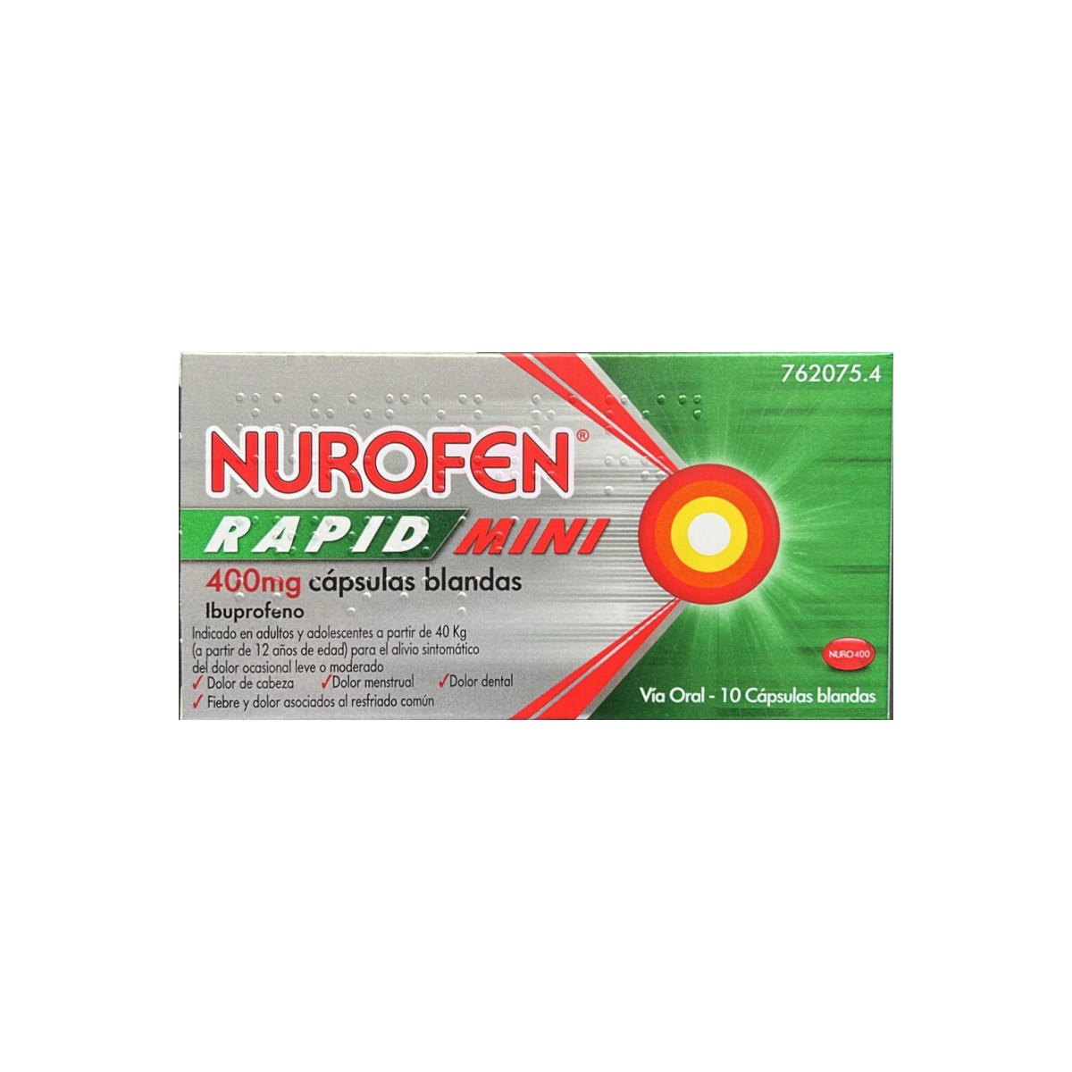NUROFEN RAPID MINI 400MG 20 CAPSULAS BLANDAS