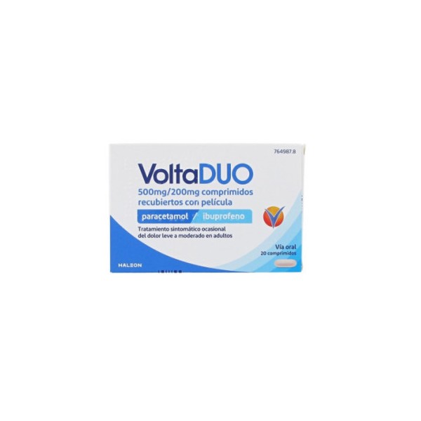 VOLTADUO 500MG/200MG 10 COMPRIMIDOS RECUBIERTOS