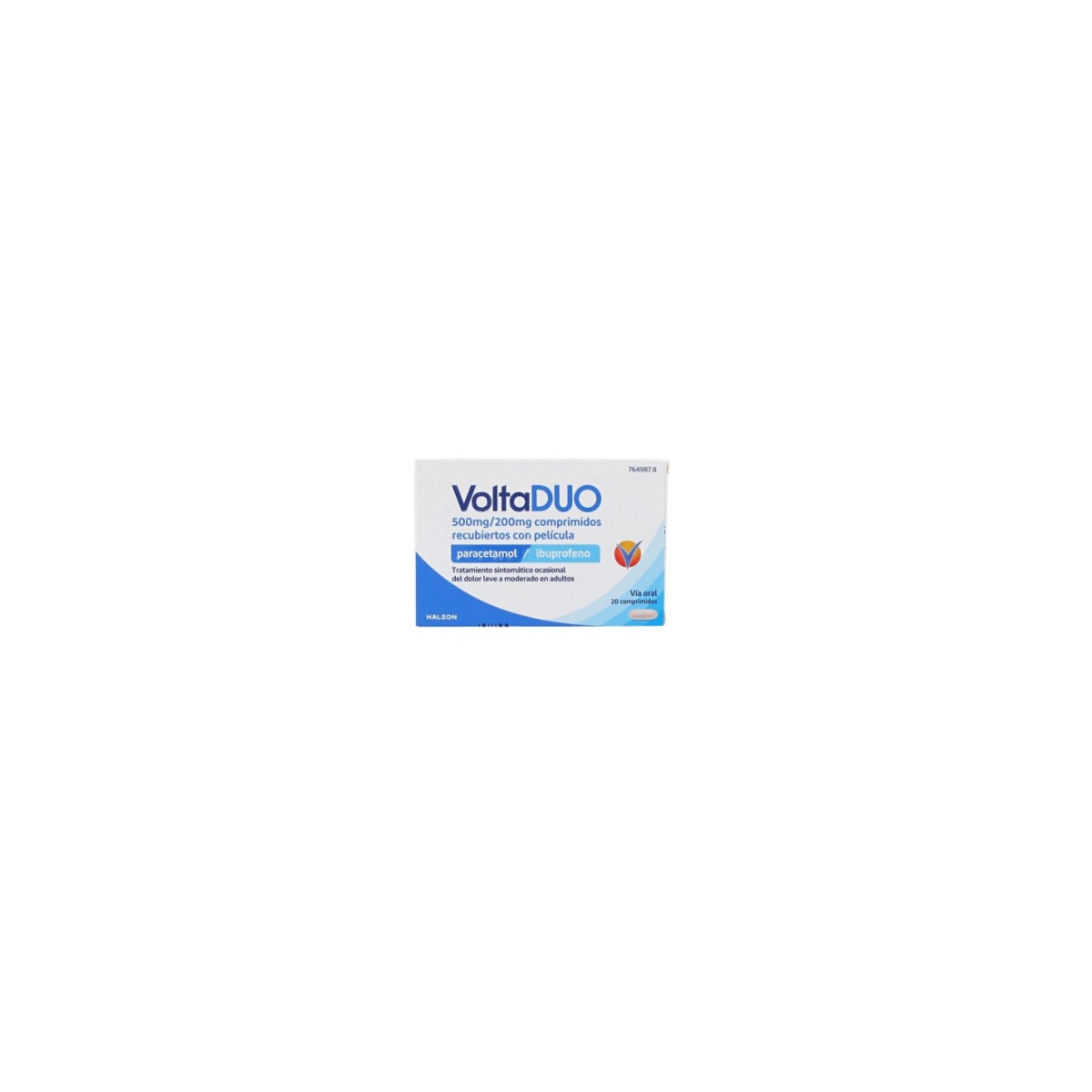 VOLTADUO 500MG/200MG 10 COMPRIMIDOS RECUBIERTOS