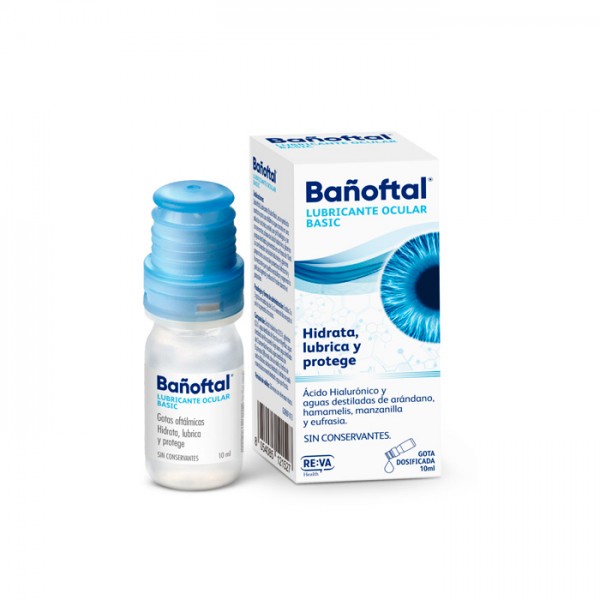 BAÑOFTAL LUBRICANTE OCULAR BASIC 1 FRASCO 10 ML