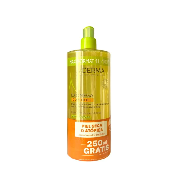A-DERMA EXOMEGA CONTROL ACEITE LIMPIADOR EMOLIENTE 1...