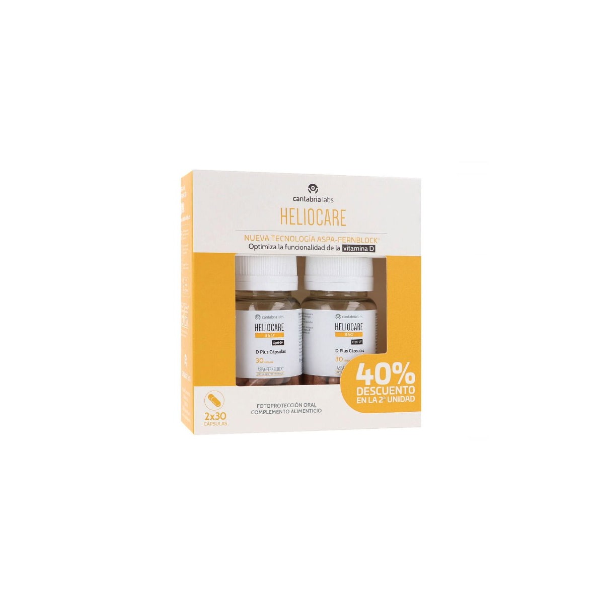 PACK DUPLO HELIOCARE 360 D PLUS 40%DTO 2º UNIDAD