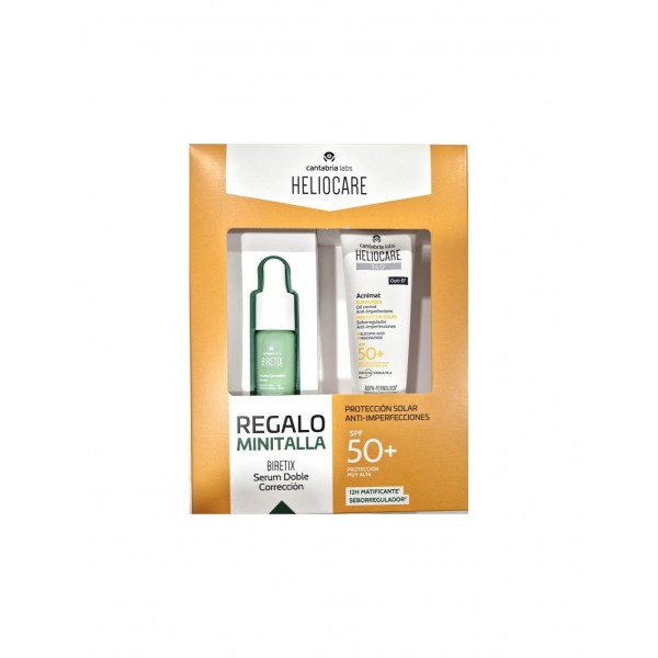 PACK HELIOCARE 360 ACNIMAT 50ML+ BIRETIX SERUM