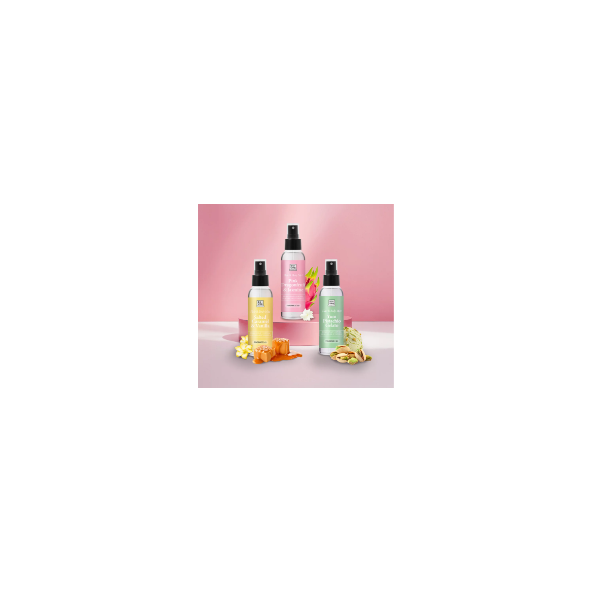 SOIVRE COSMETICS HAIR BODY MIST PINK...