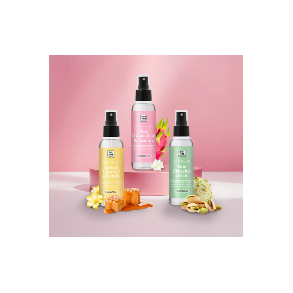 SOIVRE COSMETICS HAIR BODY MIST PINK DRAGONFRUIT & JASMINE 1 SPRAY 100ML Nº 68