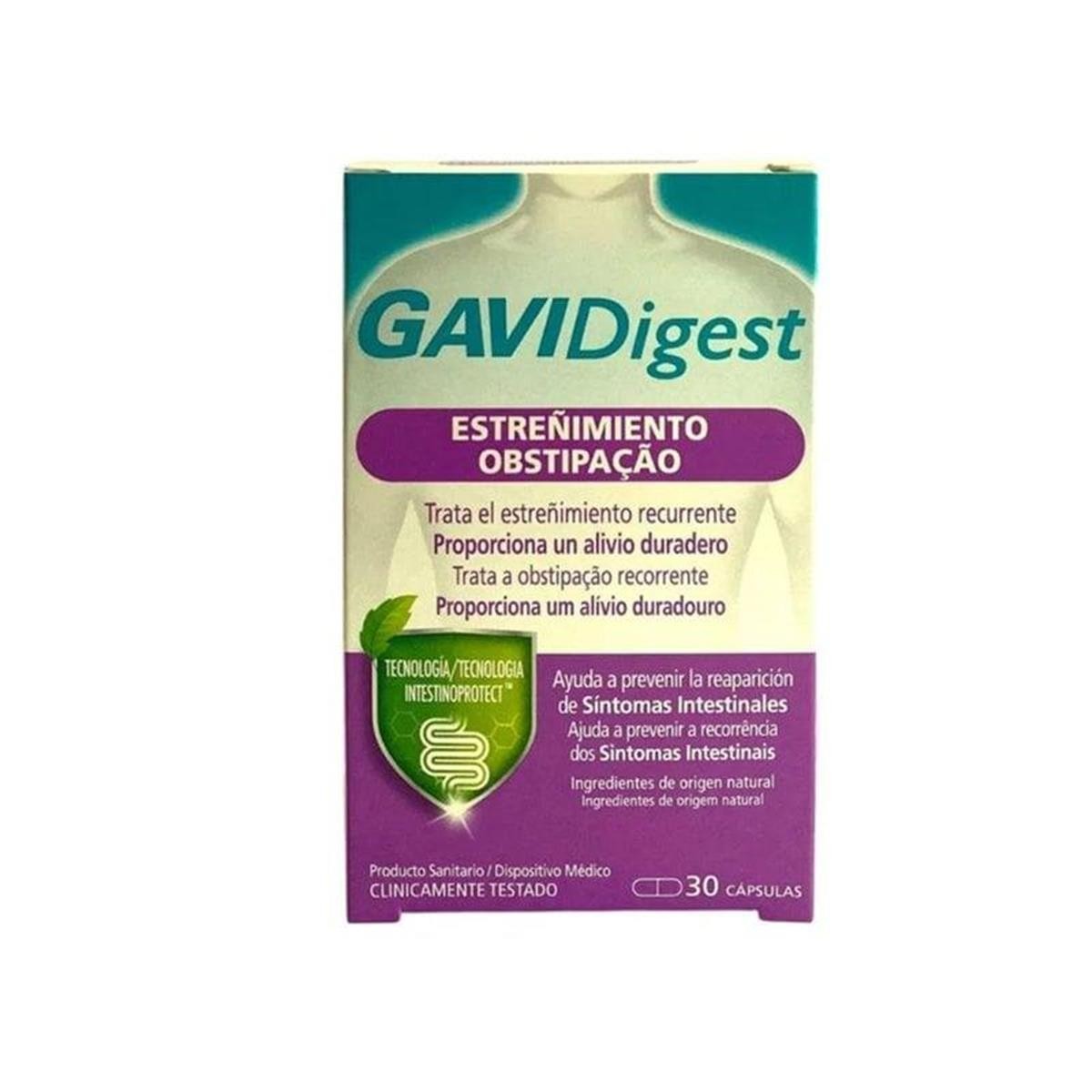 GAVIDIGEST ESTREÑIMIENTO 30 CAPSULAS